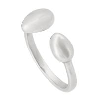 316 Stainless Steel Cuff Finger Ring, fashion jewelry & for woman, original color 2mm, US Ring .5 