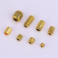 Zinc Alloy Tube Beads, antique gold color plated, DIY 
