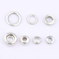 Zinc Alloy Linking Ring, Donut, silver color plated, DIY 