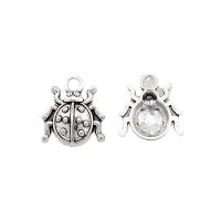 Zinc Alloy Jewelry Pendants, Ladybug, antique silver color plated, Unisex Approx 
