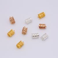 Hollow Brass Connector, high quality plated, DIY & 1/5 loop 