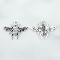 Zinc Alloy Jewelry Pendants, Bee, antique silver color plated, Unisex Approx 
