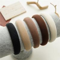 Hair Bands, Velveteen, with Sponge, fashion jewelry & for woman 