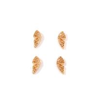 Zinc Alloy Stud Earring Set, Butterfly, gold color plated, 4 pieces & for woman & hollow 