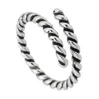 316 Stainless Steel Cuff Finger Ring, fashion jewelry & Unisex, original color, 2.5mm, US Ring 