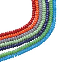 Perles de cristal rondelle, abaque, envoyé au hasard & DIY, couleurs mélangées Environ Vendu par brin
