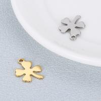 Stainless Steel Clover Pendant, 304 Stainless Steel, Four Leaf Clover, fashion jewelry & DIY 