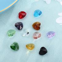 Perles de cristal coeur, bijoux de mode & DIY, plus de couleurs à choisir, 14mm, Vendu par PC