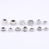 Zinc Alloy Spacer Beads, antique silver color plated, DIY 