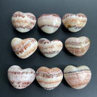 Rhodochrosite Decoration, Heart, polished mixed colors 
