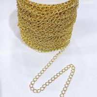 Brass Oval Chain, plated, DIY 