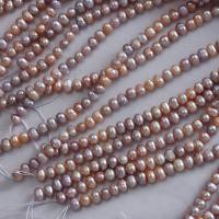 Perlas Patata Freshwater, Perlas cultivadas de agua dulce, Bricolaje, color mixto, 5mm, longitud:aproximado 13.78 Inch, Vendido por Sarta