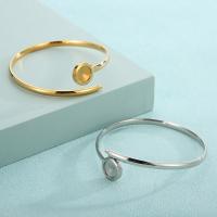 304 Stainless Steel Bangle Setting, DIY & for woman 60*4mm,14mm 