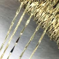 Brass Bar Chain, 14K gold plated, DIY 