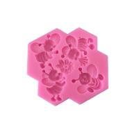 DIY Epoxy Mold Set, Silicone, Bee, pink 