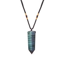 Gemstone Necklaces, Wax Cord, with Gemstone, fashion jewelry & for woman 45mm cm 
