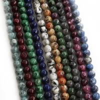 Mixed Gemstone Beads, Round, polished, DIY 6mm, Approx 