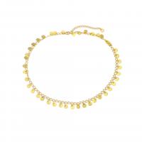 Латунь цепи ожерелье, плакирован золотом, разные стили для выбора & Женский, золотой, продается PC