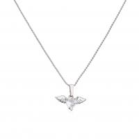 Brass Cubic Zirconia Necklace, plated & micro pave cubic zirconia & for woman 