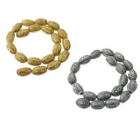 Gesprenkelte Porzellan Perlen, Olive, DIY, keine, 22x13x13mm, Länge:ca. 16.5 ZollInch, 20PCs/Strang, verkauft von Strang
