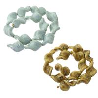 Speckled Porcelain Beads, porcelaine, DIY, plus de couleurs à choisir Environ 16 pouce Vendu par brin