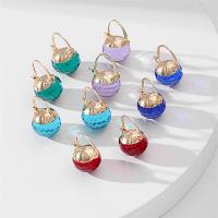 Kristall Schmuck Ohrring, Zinklegierung, mit Kristall, goldfarben plattiert, Modeschmuck & für Frau, keine, 21x14mm, verkauft von Paar