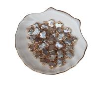Perlas cultivadas de agua dulce Conector, con metal, Mariposa, chapado en color dorado, Bricolaje & 1/1 aro, 12x14.5mm, Vendido por UD
