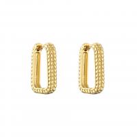 Cubic Zirconia Micro Pave Brass Earring, plated & micro pave cubic zirconia & for woman 