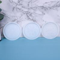 DIY Epoxy Mold Set, Silicone, Round white, 90mm 