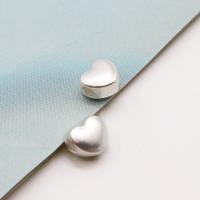 Серебряное сердце подвески, Серебро 925 пробы, Сердце, DIY & разные стили для выбора, серебряный отверстие:Приблизительно 2.8mm, продается PC