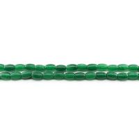Jade De Malasia , Jade Malasia, Cubo, pulido, Bricolaje, verde, 6x9mm, aproximado 43PCs/Sarta, Vendido por Sarta