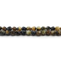 Tiger Eye Beads, polished, Star Cut Faceted & DIY Approx 38 cm 