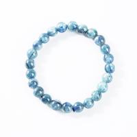 Kyanite Bracelet, Round, Unisex blue Approx 18 cm 