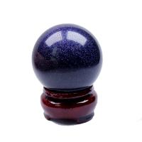 Piedra arenisca azul esfera de la bola, Esférico, diverso tamaño para la opción, azul, Vendido por UD