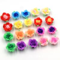 Flower Polymer Clay Beads, DIY 15mm, Approx 