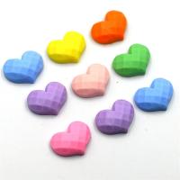 Mobile Phone DIY Decoration, Resin, Heart, faceted 25mm, Approx 