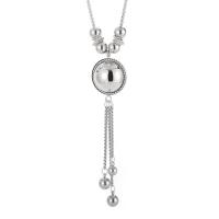 Edelstahl -Strickjacke-Ketten -Halskette, 304 Edelstahl, Gestell, für Frau, keine, 30mm, Länge:ca. 65 cm, verkauft von PC