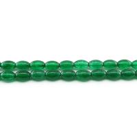 Malaysia Jade Perle, Eimer, poliert, DIY, grün, 8x12mm, ca. 31PCs/Strang, verkauft von Strang