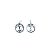 Sterling Silver Pendants, 925 Sterling Silver, polished, hollow 