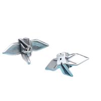 Sterling Silver Animal Pendants, 990 Sterling Silver, Thousand Origami Cranes, polished, original color 
