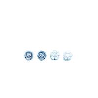 Perles intercalaires en argent , Argent sterling 925, fleur, poli, plus de couleurs à choisir, 4.7mm Environ 1mm, Vendu par PC