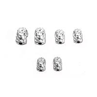 Sterling Silver Spacer Beads, 99% Sterling Silver, Fabulous Wild Beast, polished original color 