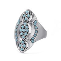 Resin Zinc Alloy Finger Ring, with Resin, antique silver color plated, fashion jewelry & Unisex 