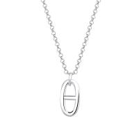 Collar de la joyería de plata esterlina, Plata de ley 925, chapado, para mujer, más colores para la opción, 450mm, Vendido por UD