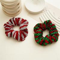 Hair Scrunchies, Cloth, handmade, Christmas Design & for woman 