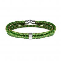 Leatheroid Cord Bracelets, 304 Stainless Steel, with Magnet & Leather, multilayer & Unisex 5mm,12mm Approx 62 cm 