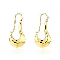 Brass Hoop Earring, Shoes, plated, fashion jewelry & for woman 