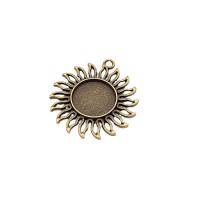 Zinc Alloy Pendant Cabochon Setting, plated Inner Approx 16mm 