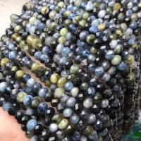 Natürlicher Turmalin Perlen, Abakus,Rechenbrett, DIY & facettierte, gemischte Farben, 4x6mm, Länge:ca. 38 cm, verkauft von Strang