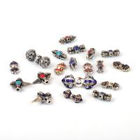 Perles intercalaires en alliage de zinc, Placage, DIY & styles différents pour le choix & émail, plus de couleurs à choisir, Vendu par PC